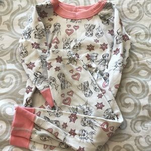 Hannah Andersson Frozen pjs sz80 or 18-24m